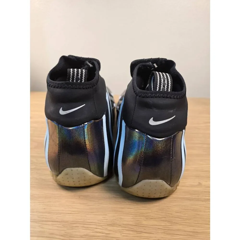 Nike Air Flightposite Black Topaz Mist Men's Basketball Shoes Size 8.5  Zip